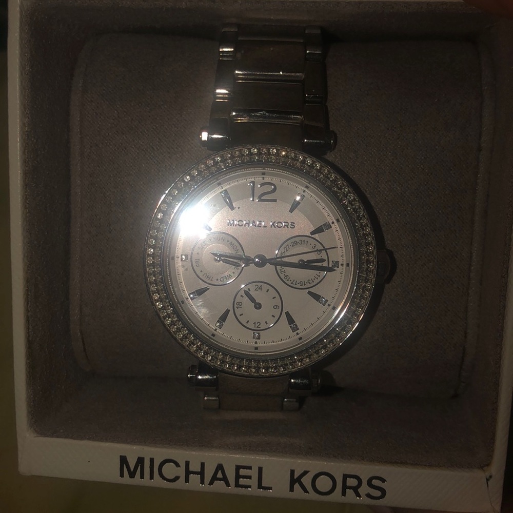 COPY - Silver Michael Kors watch